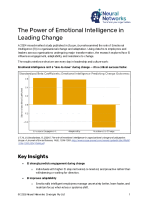 The Power of EI in Leading Change