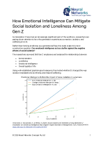 How EI Can Mitigate Social Isolation and Loneliness Among Gen Z