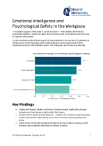 Emotional Intelligence and Psychosocial Safety in the Workplace