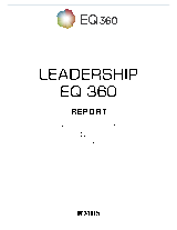 EQ360 Leadership Sample Report